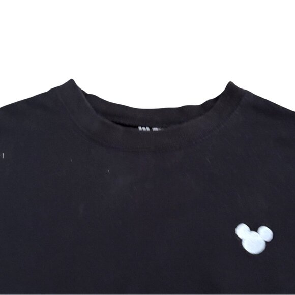 H&M Disney Womens Mickey Mouse Crew Neck Sweatshirt-Black-S-GUC - Picture 3 of 5